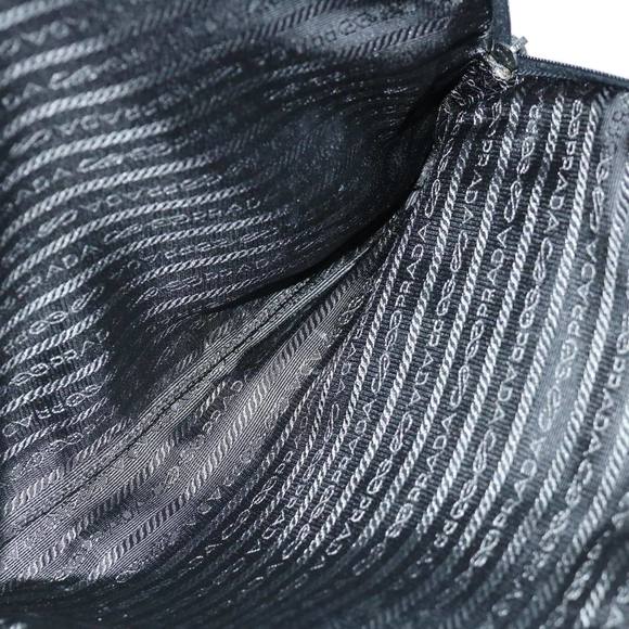 PRADA Shoulder Bag Nylon Black Auth 71120 - Picture 11 of 16